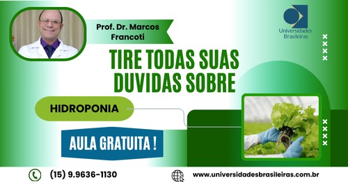 Hidroponia – Aula gratuita